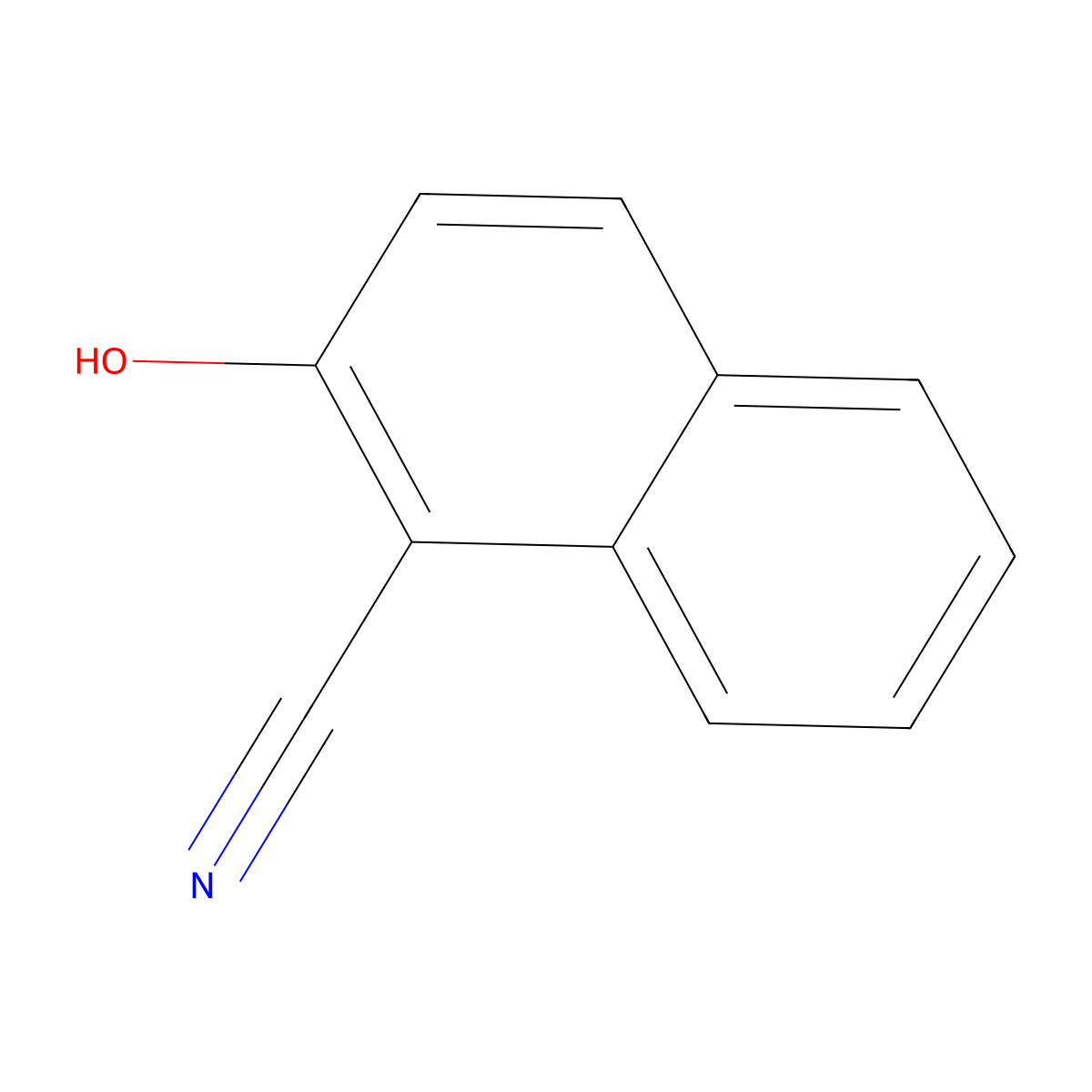2-Hydroxy-1-naphthonitrile molecular structure, CAS 52805-47-7