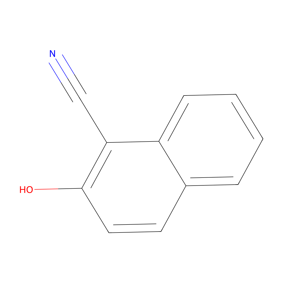 2-Hydroxy-1-naphthonitrile molecular structure, CAS 52805-47-7