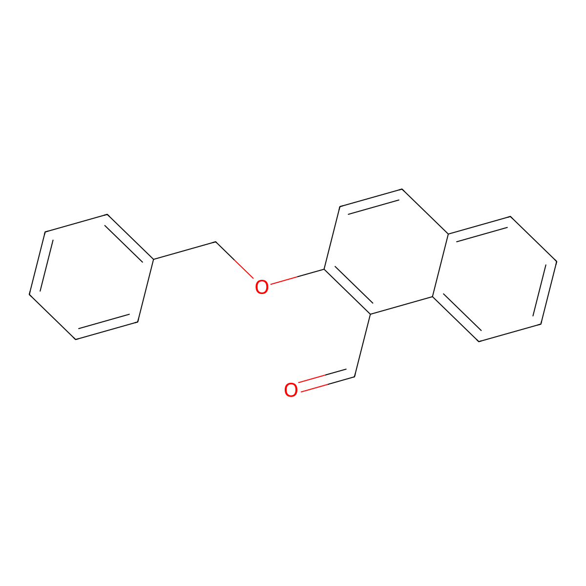 2-(Benzyloxy)-1-naphthaldehyde molecular structure, CAS 52805-48-8
