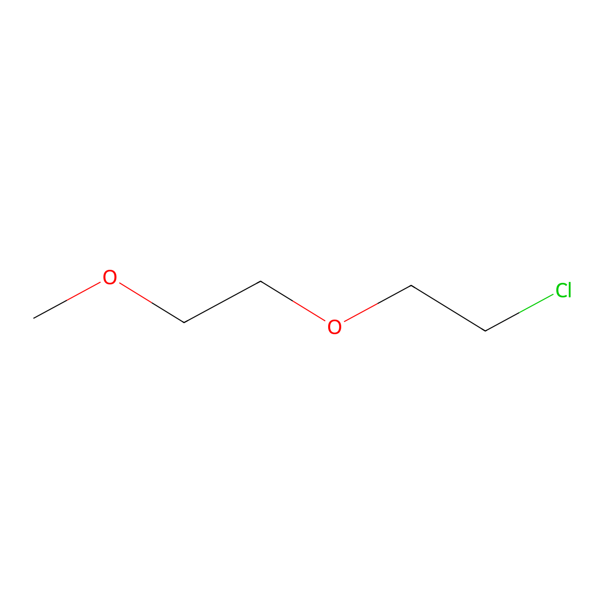 Ethane, 1-(2-chloroethoxy)-2-methoxy- molecular structure, CAS 52808-36-3