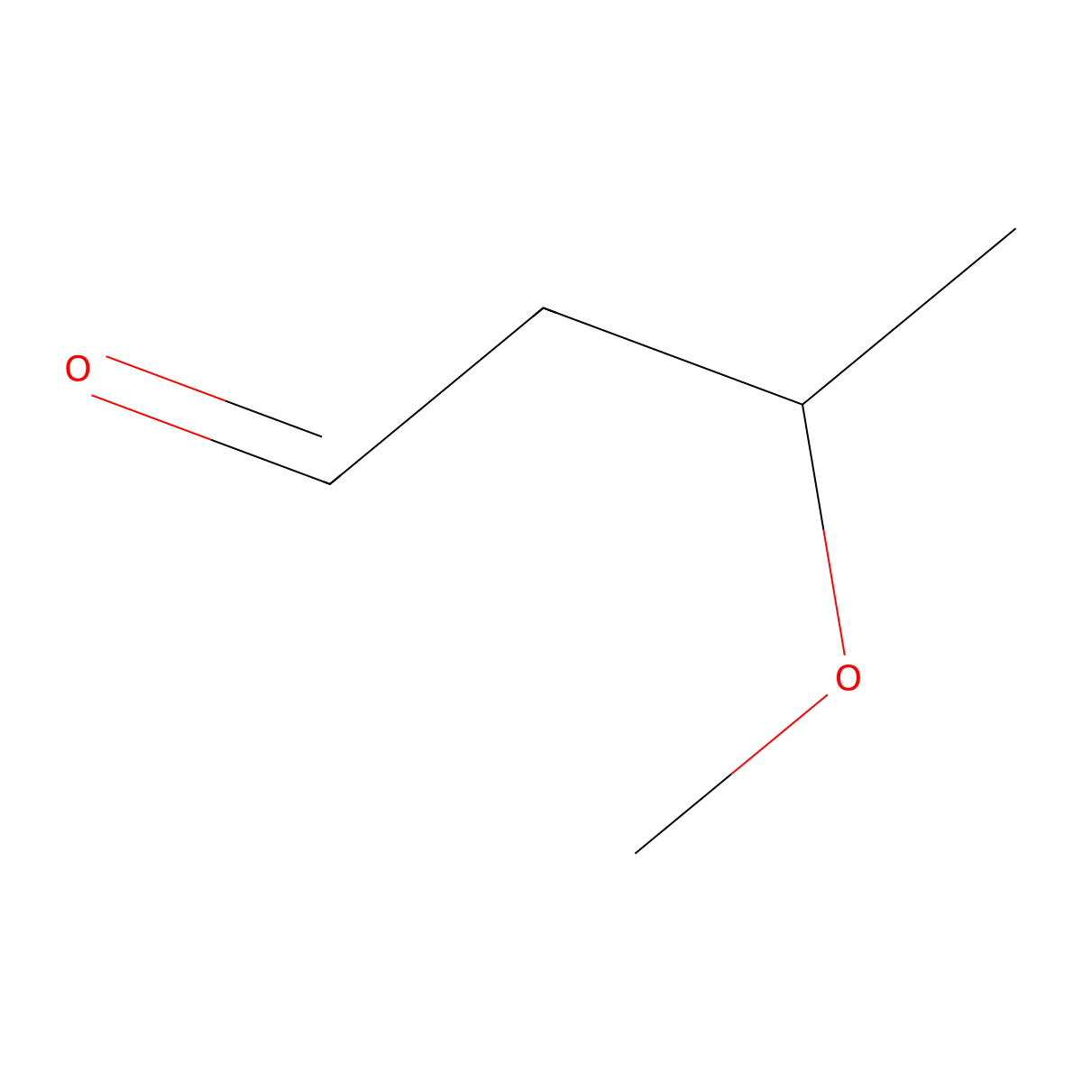 3-Methoxybutyraldehyde molecular structure, CAS 5281-76-5