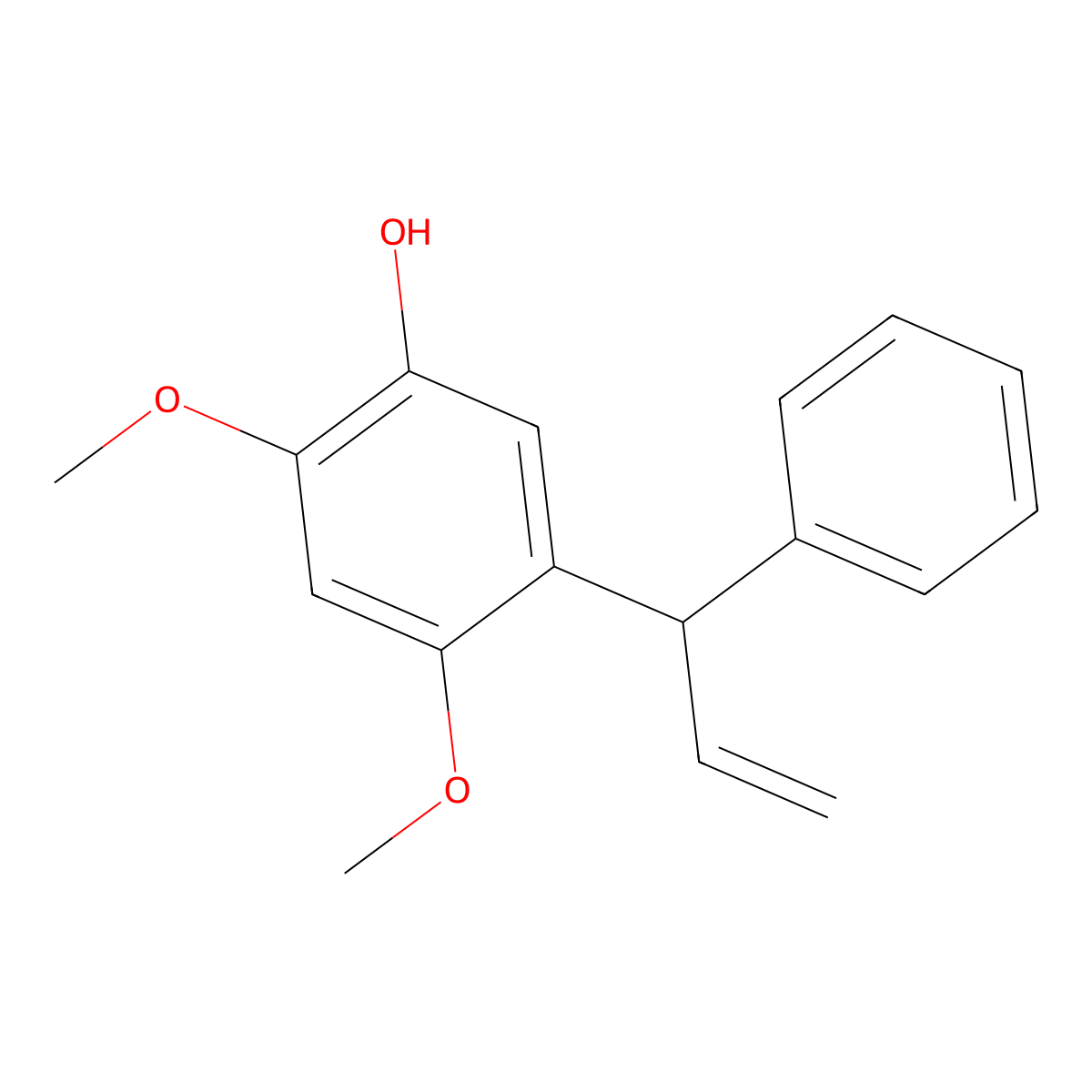 Dalbergiphenol molecular structure, CAS 52811-31-1