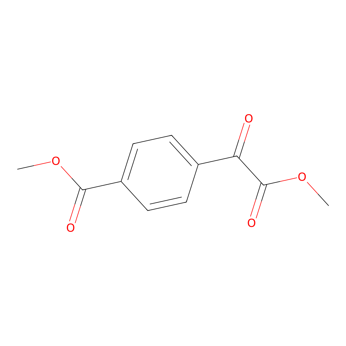 Methyl 4-(2-methoxy-2-oxoacetyl)benzoate molecular structure, CAS 52812-74-5