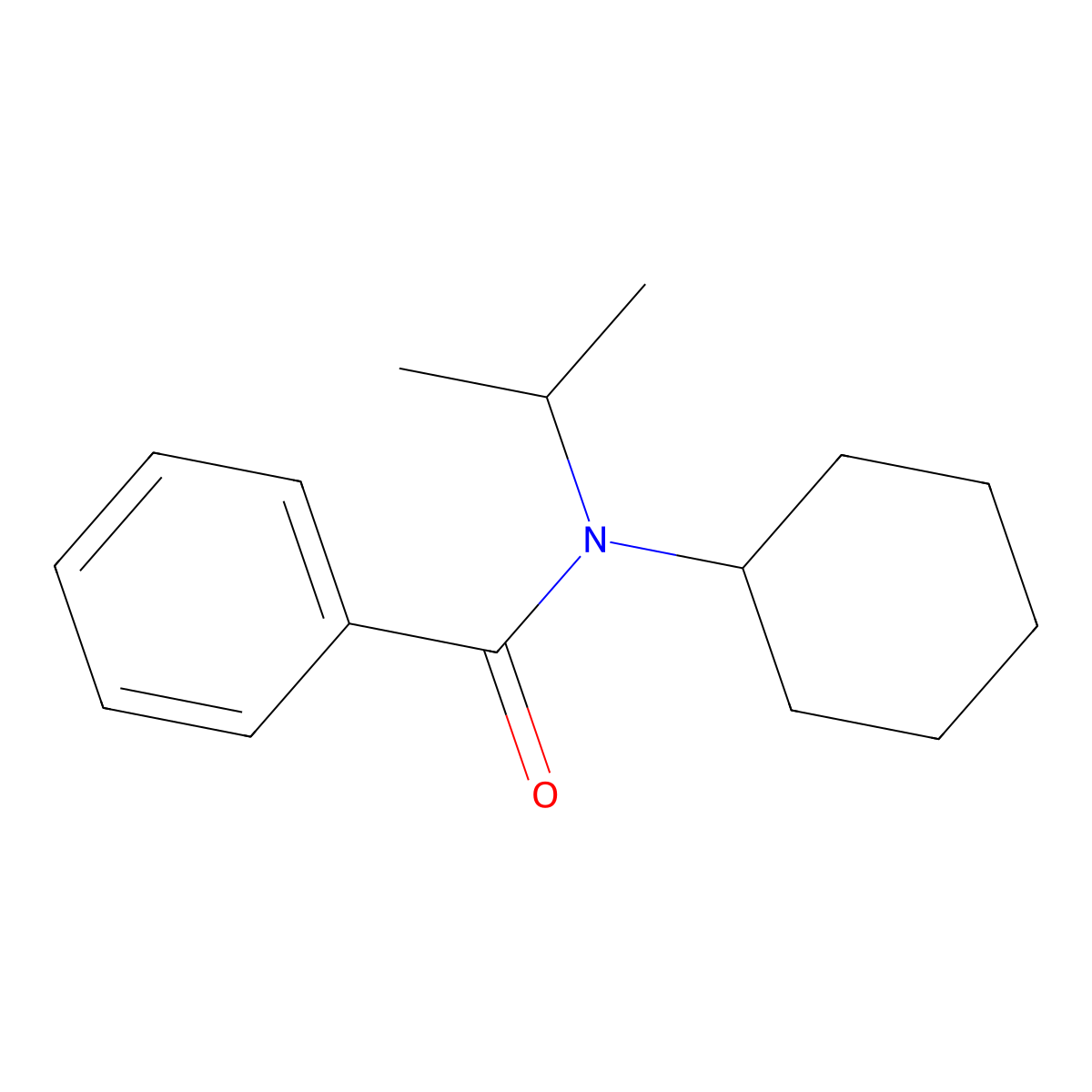 N-Cyclohexyl-N-isopropylbenzamide molecular structure, CAS 52812-84-7