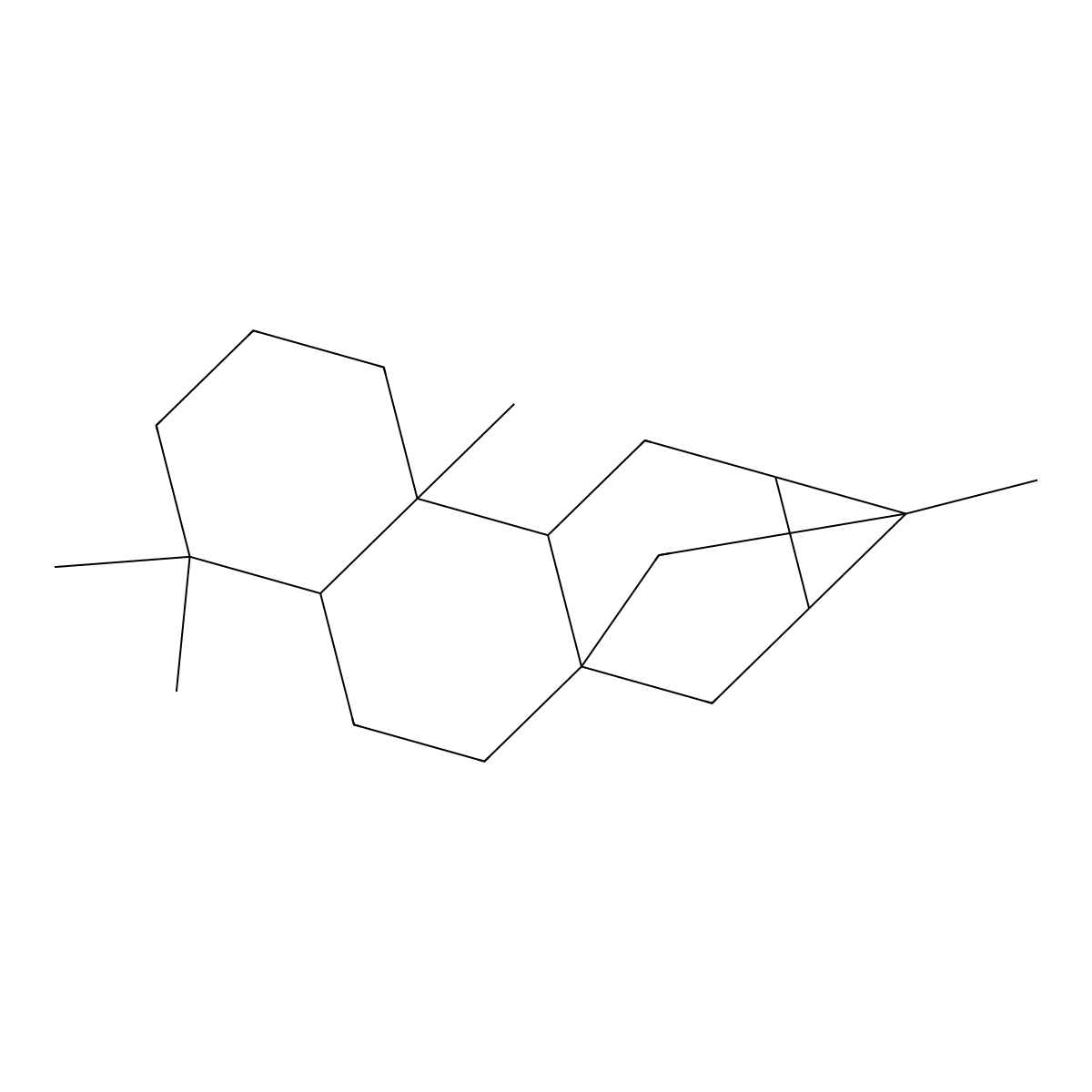 Trachylobane molecular structure, CAS 5282-35-9