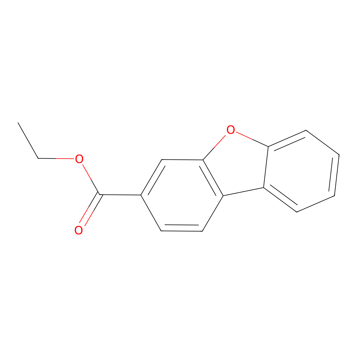 3-Dibenzofurancarboxylic acid ethyl ester molecular structure, CAS 52823-86-6