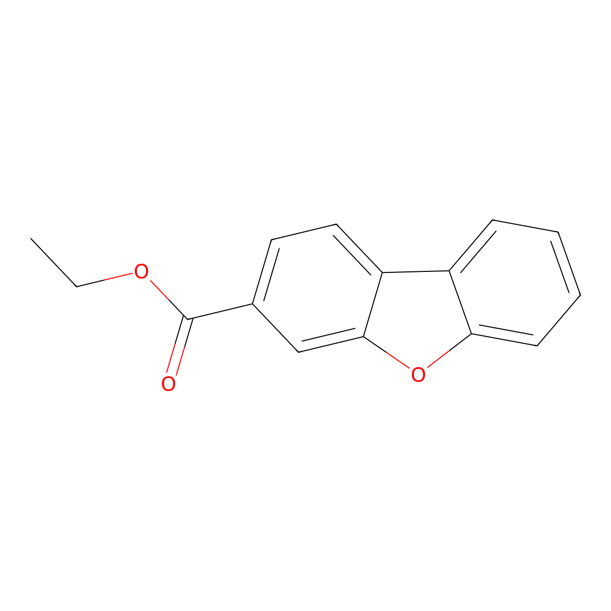 3-Dibenzofurancarboxylic acid ethyl ester molecular structure, CAS 52823-86-6