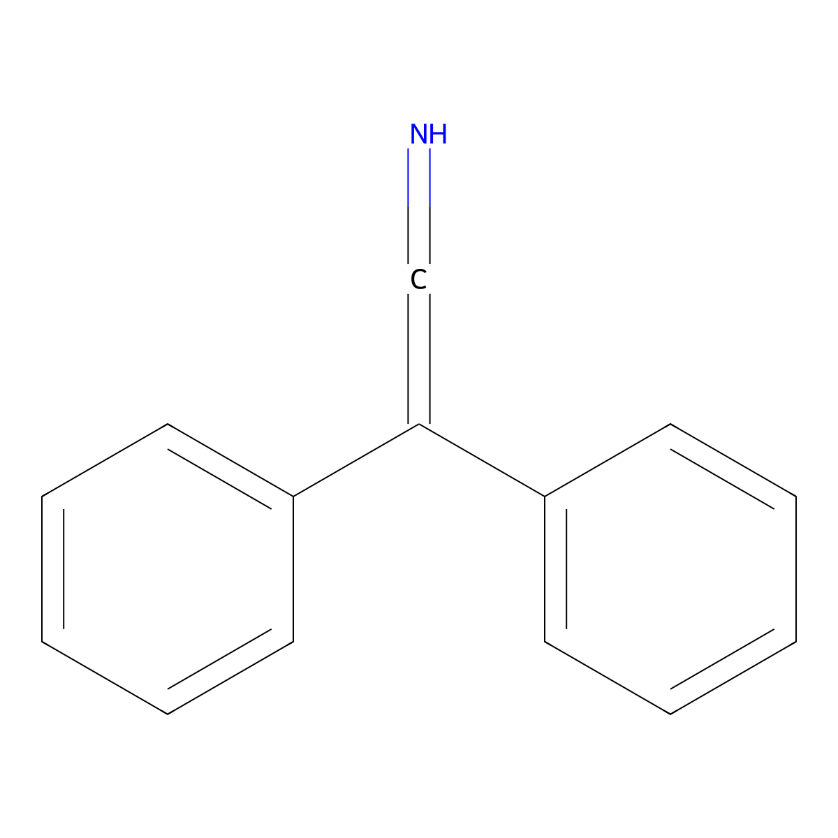 2,2-Diphenylethen-1-imine molecular structure, CAS 52826-52-5