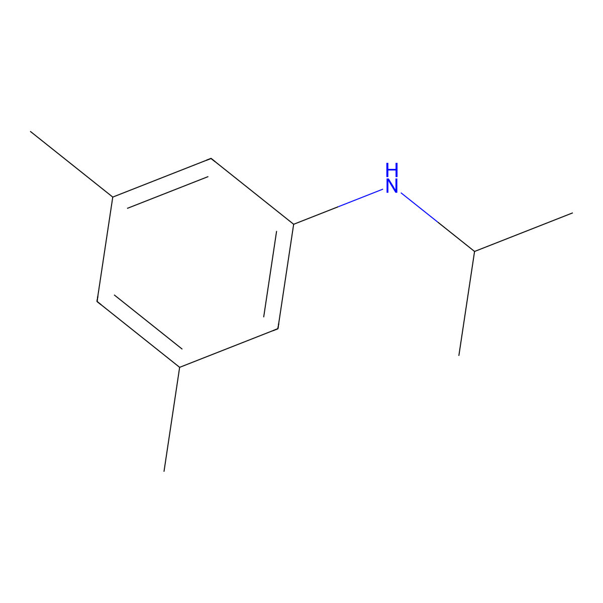 N-Isopropyl-3,5-dimethylaniline molecular structure, CAS 52827-66-4