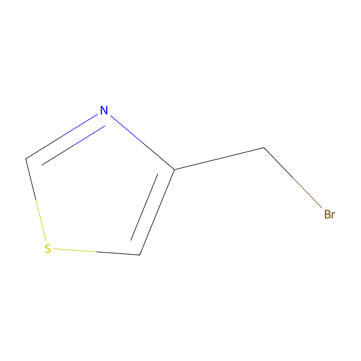 4-(Bromomethyl)thiazole molecular structure, CAS 52829-53-5