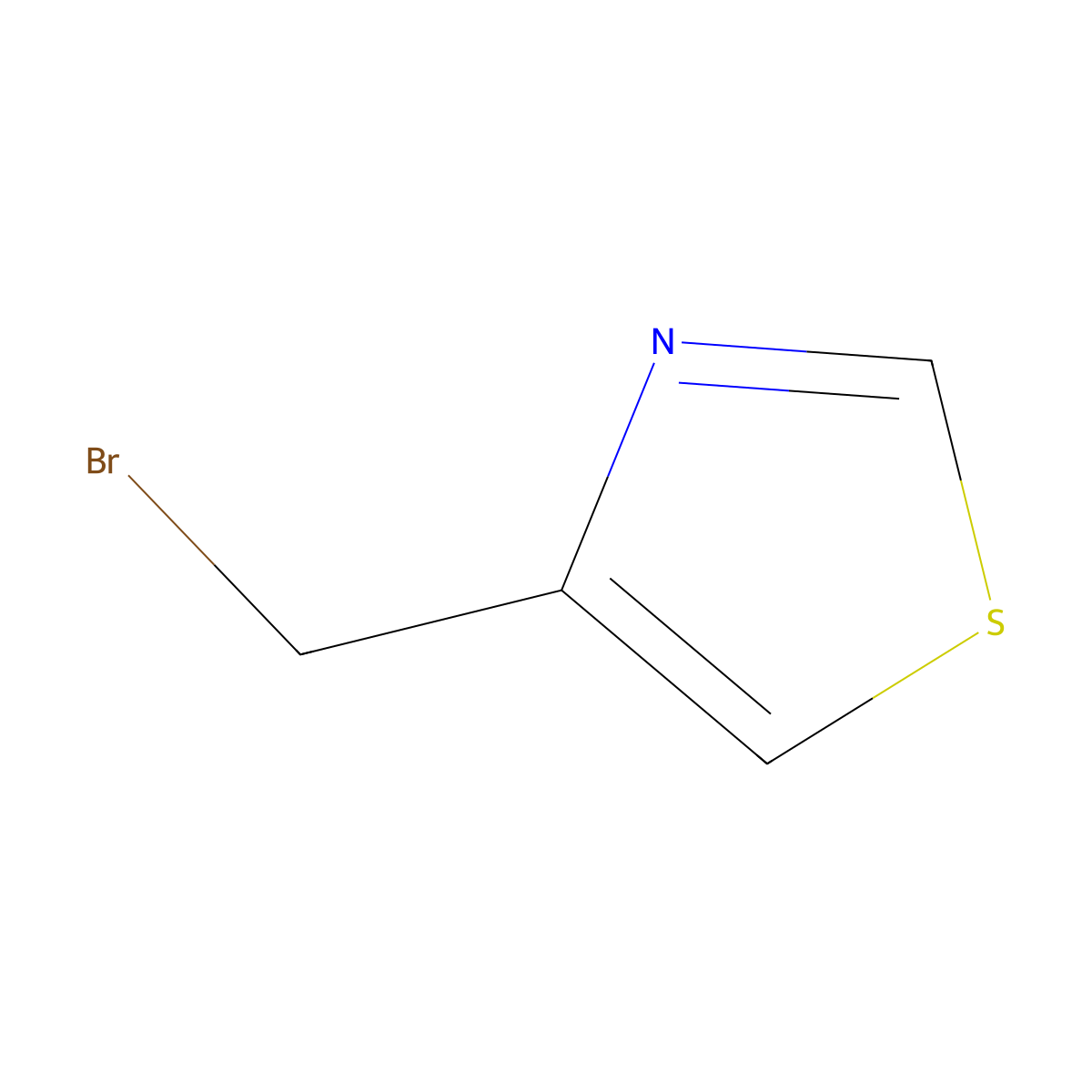 4-(Bromomethyl)thiazole molecular structure, CAS 52829-53-5