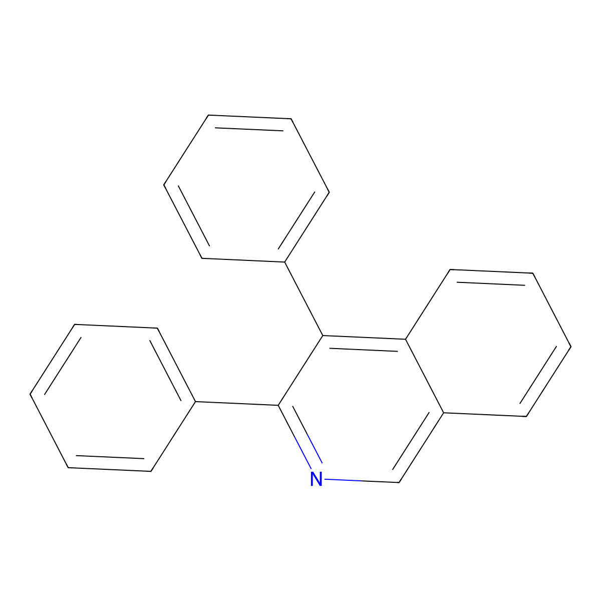 3,4-Diphenylisoquinoline molecular structure, CAS 52839-45-9