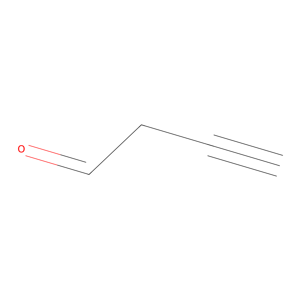 But-3-ynal molecular structure, CAS 52844-23-2