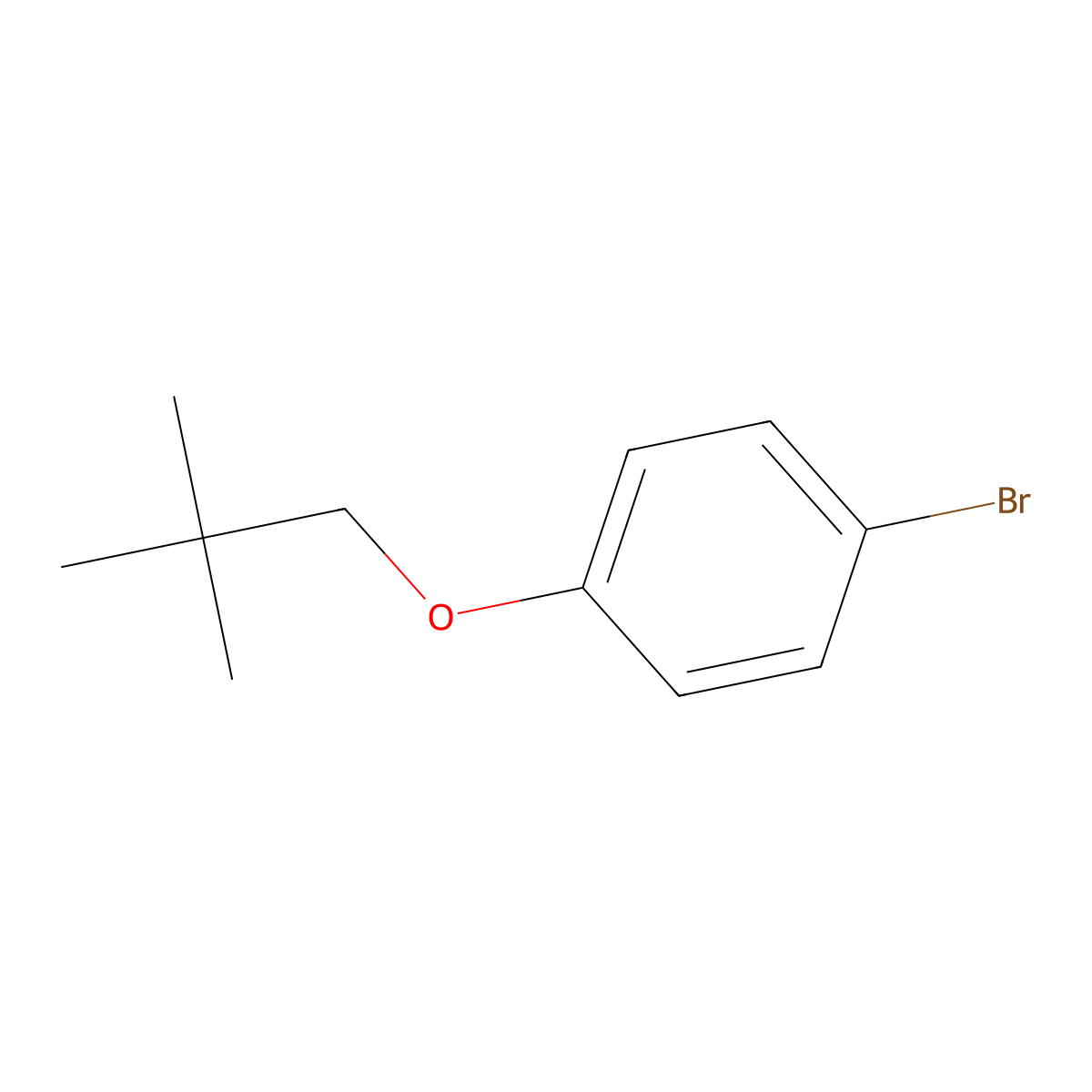 1-Bromo-4-(neopentyloxy)benzene molecular structure, CAS 528528-58-7