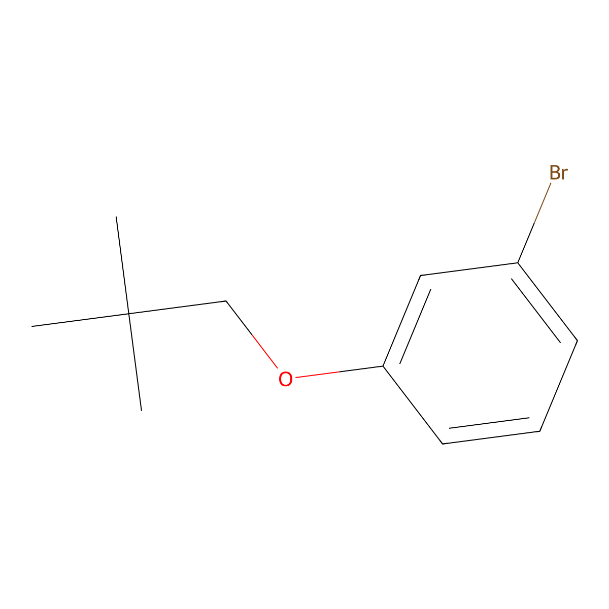 1-Bromo-3-(neopentyloxy)benzene molecular structure, CAS 528528-63-4