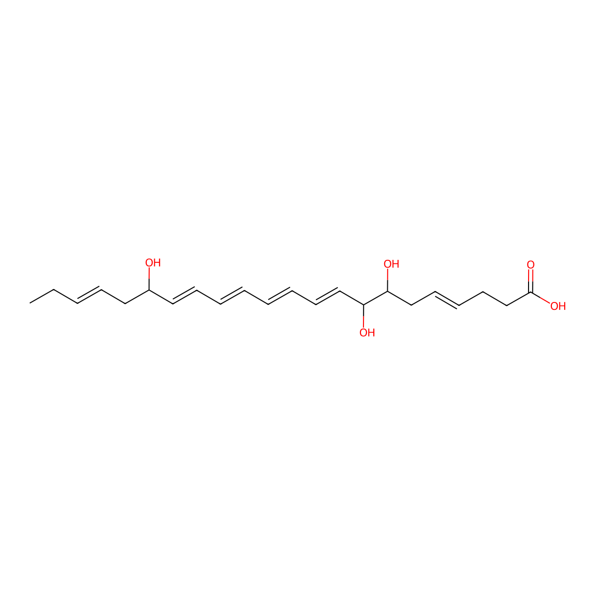 aspirin-triggered resolvin D1 molecular structure, CAS 528583-91-7