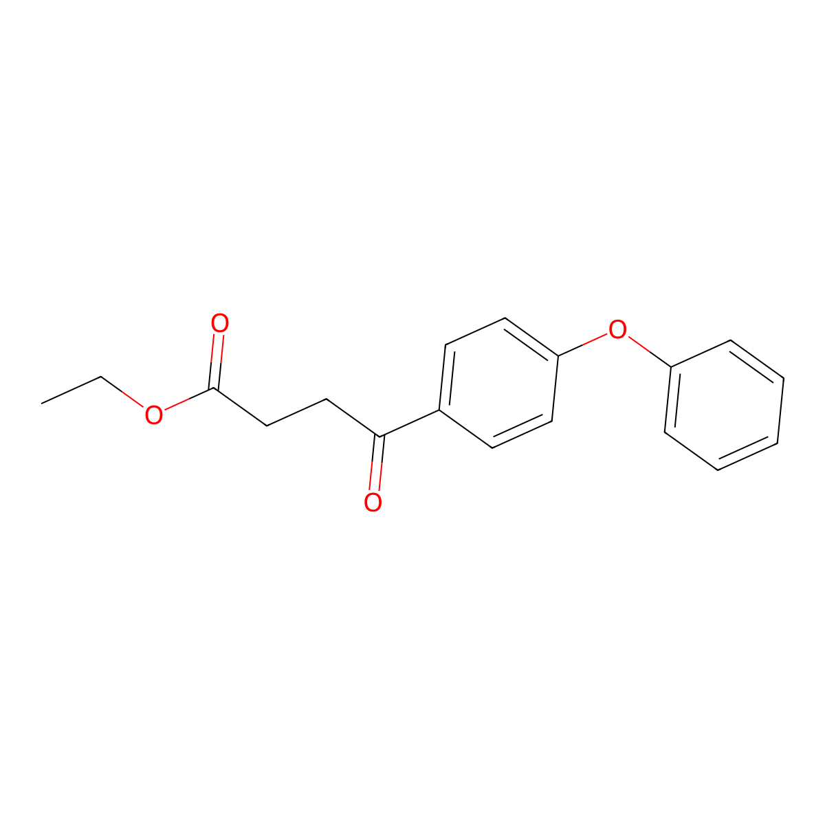 Ethyl 4-oxo-4-(4-phenoxyphenyl)butyrate molecular structure, CAS 52888-63-8