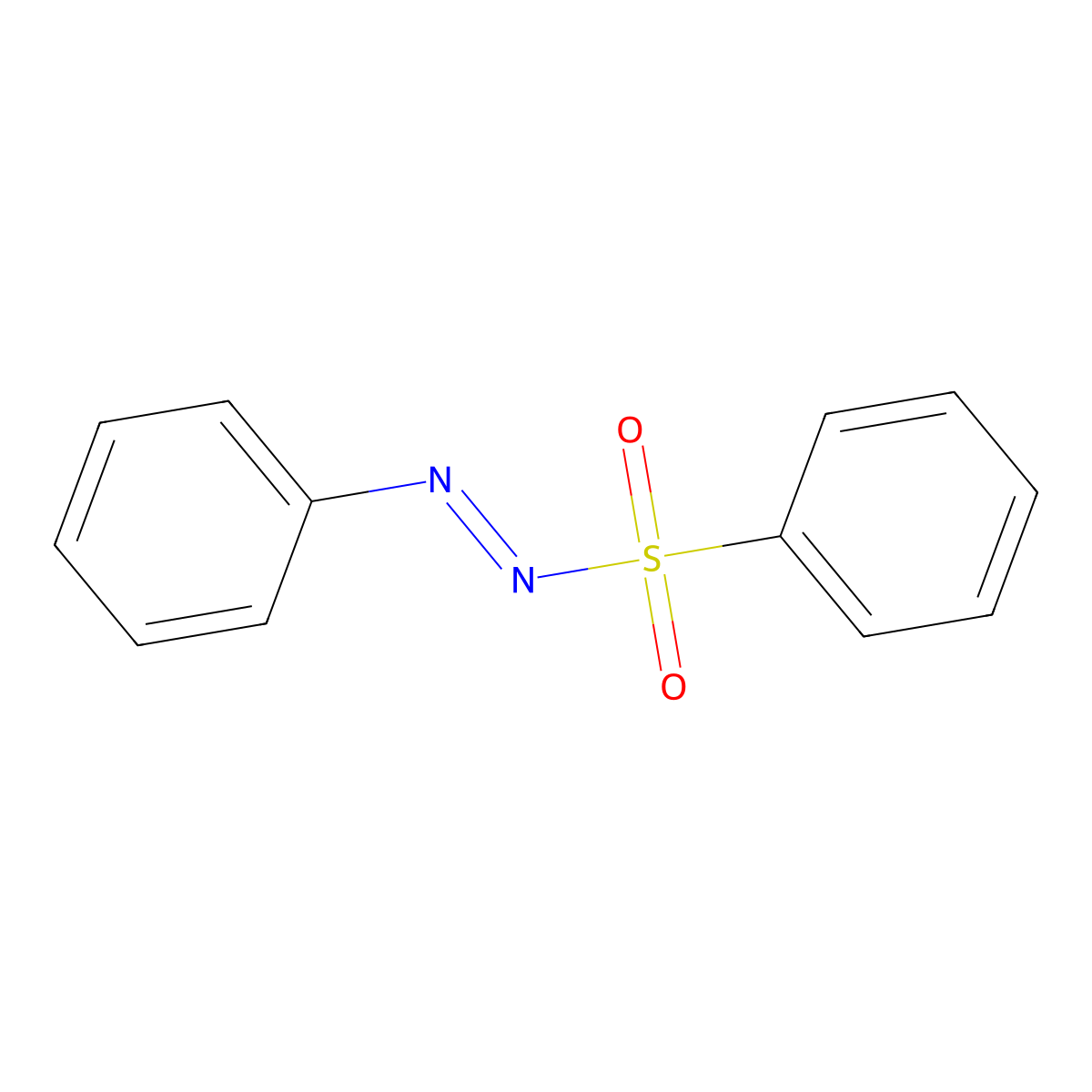 Phenylazo phenyl sulfone molecular structure, CAS 52897-39-9