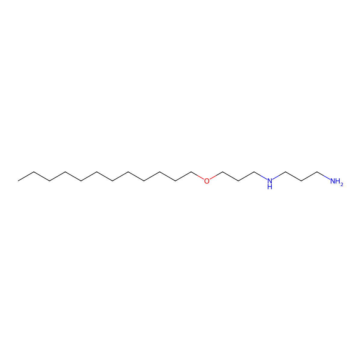 N-(3-(Dodecyloxy)propyl)1,3-propanediamine molecular structure, CAS 52898-18-7