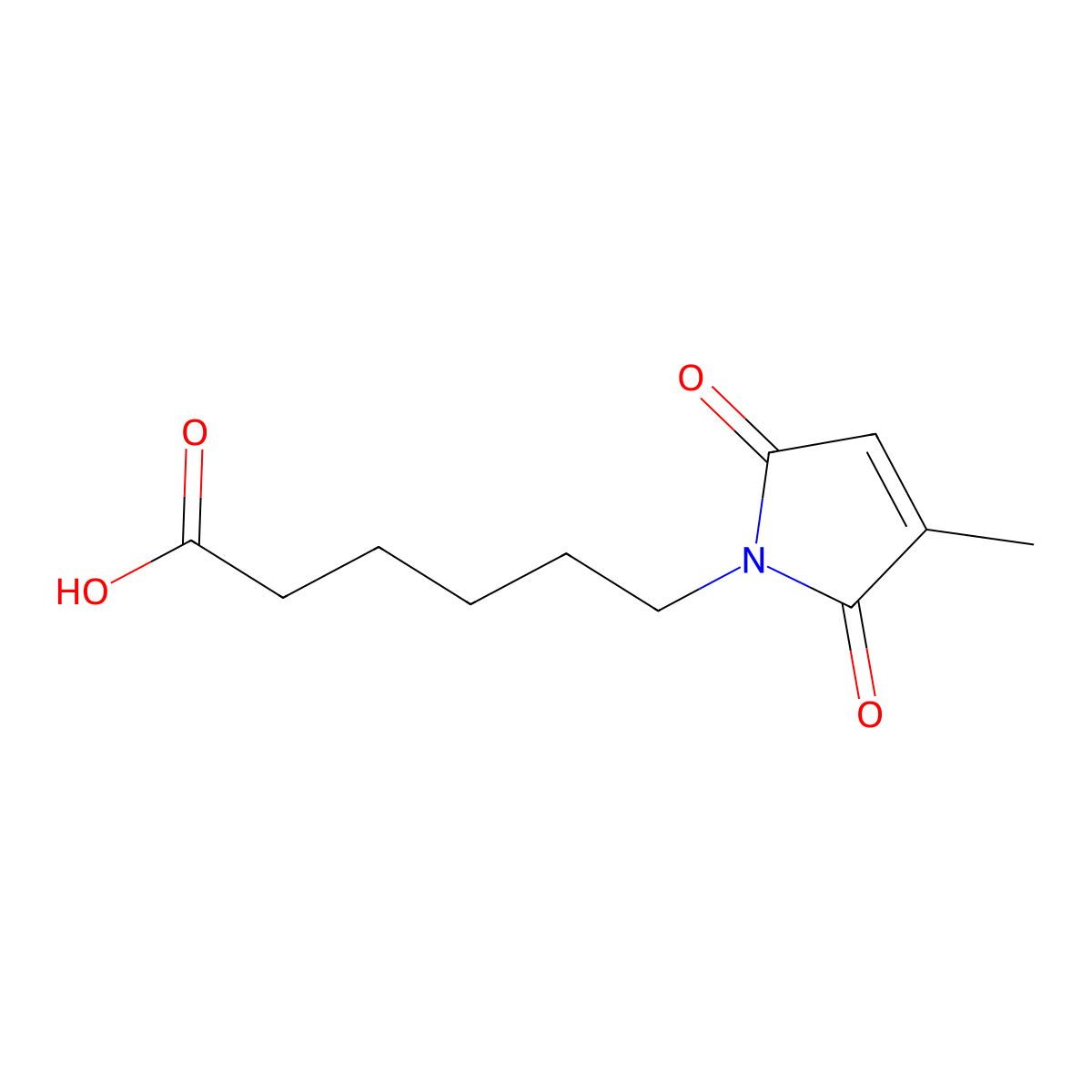 epsilon-N-citraconylaminocaproate molecular structure, CAS 52898-20-1