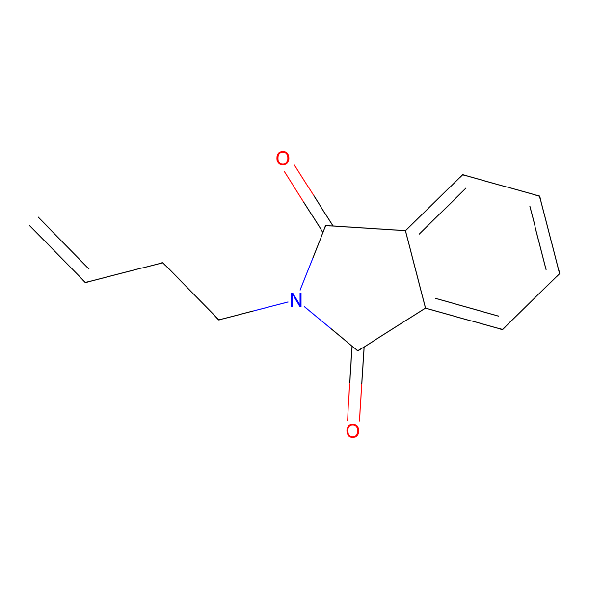 N-(3-Buten-1-yl)phthalimide molecular structure, CAS 52898-32-5