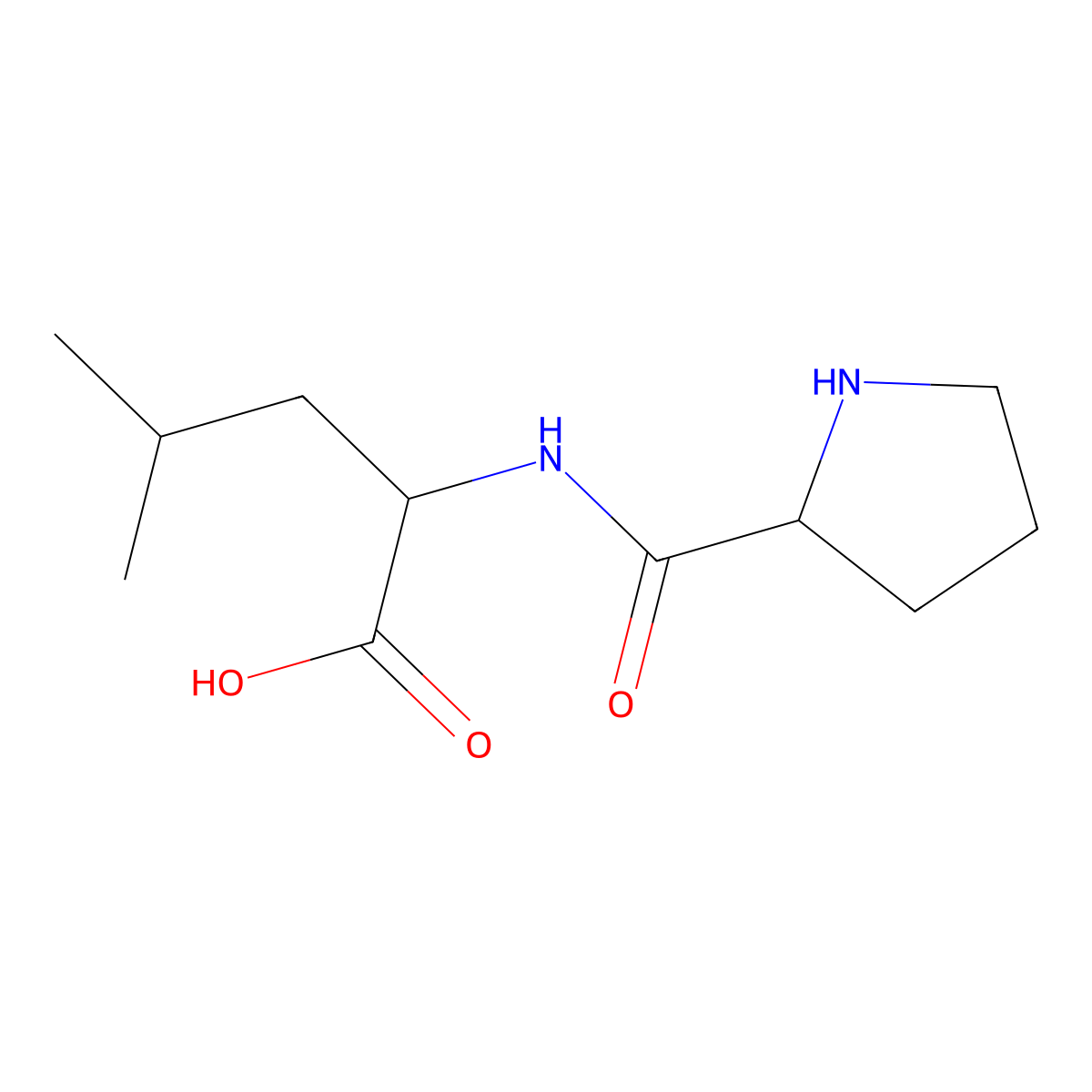 Pro-Leu molecular structure, CAS 52899-07-7