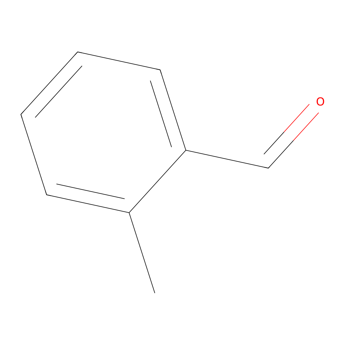 2-Methylbenzaldehyde molecular structure, CAS 529-20-4