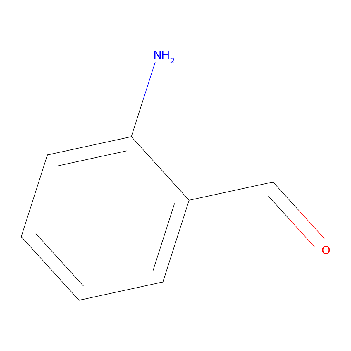 2-Aminobenzaldehyde molecular structure, CAS 529-23-7