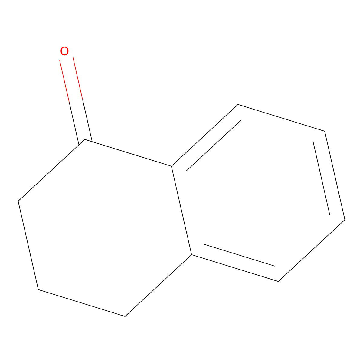 1-Tetralone molecular structure, CAS 529-34-0