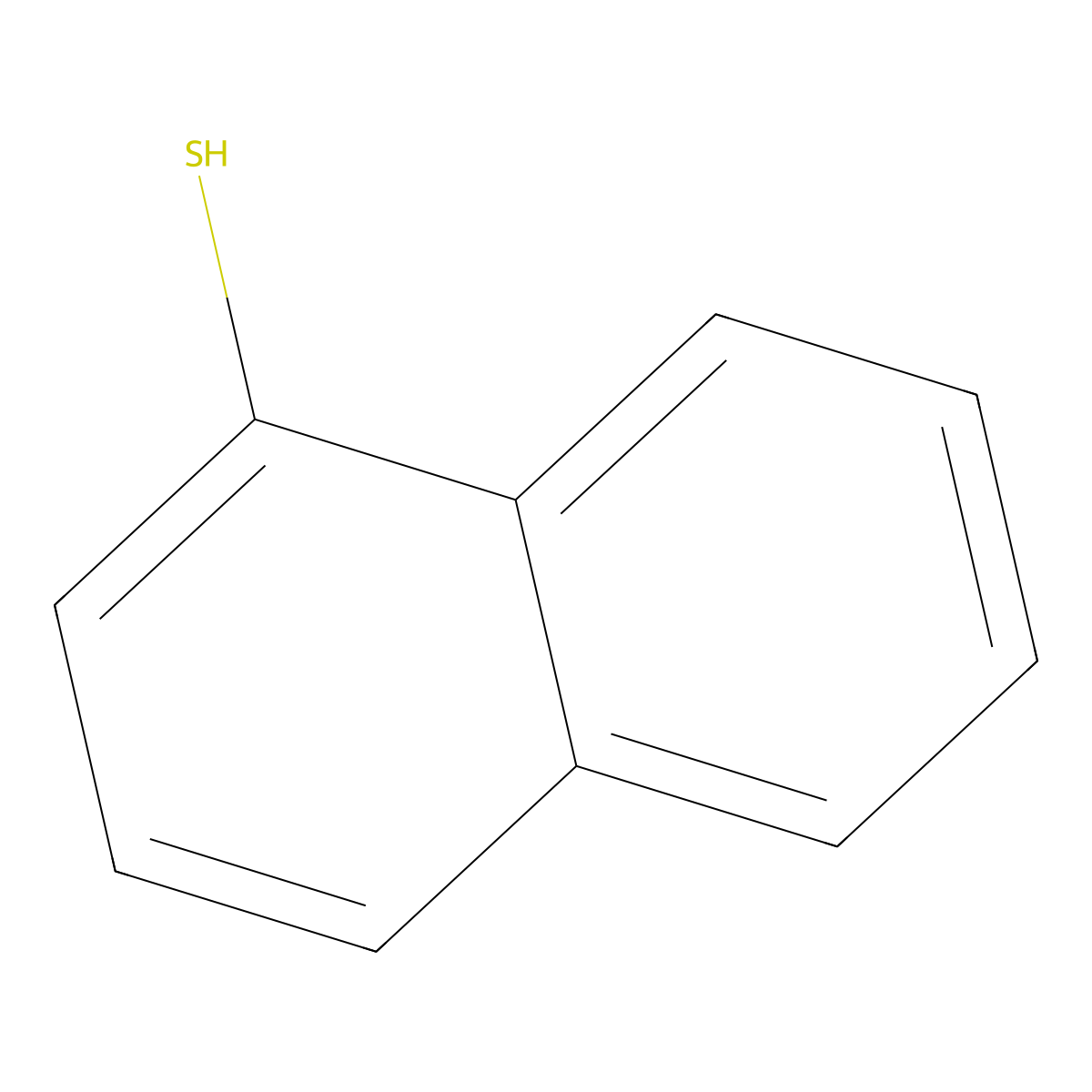 1-Naphthalenethiol molecular structure, CAS 529-36-2