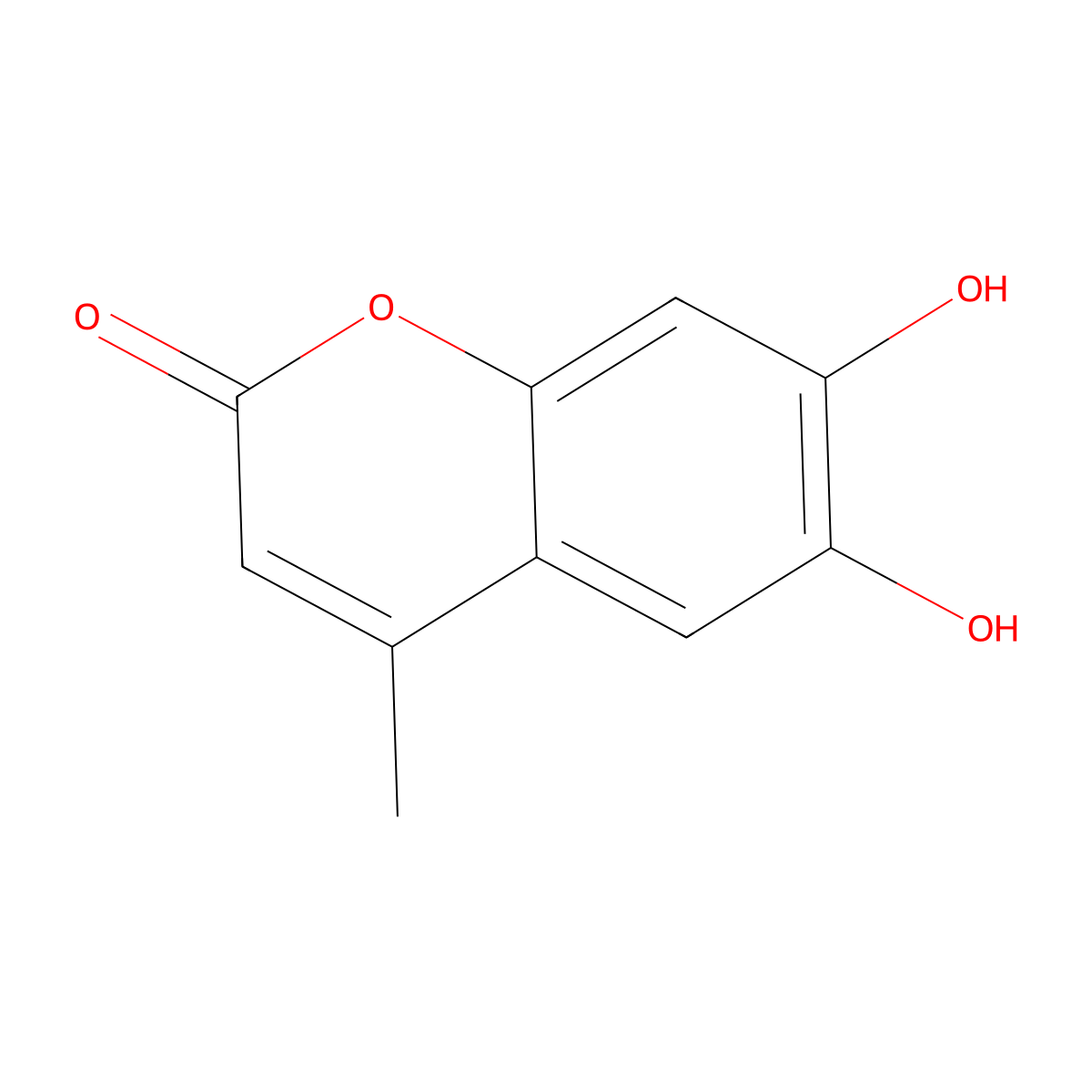 4-Methylesculetin molecular structure, CAS 529-84-0