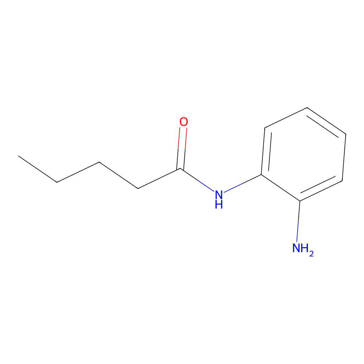 N-(2-aminophenyl)pentanamide molecular structure, CAS 52905-01-8