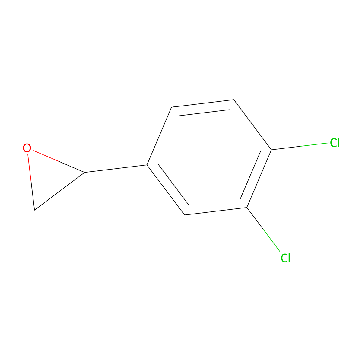 2-(3,4-Dichloro-phenyl)-oxirane molecular structure, CAS 52909-94-1