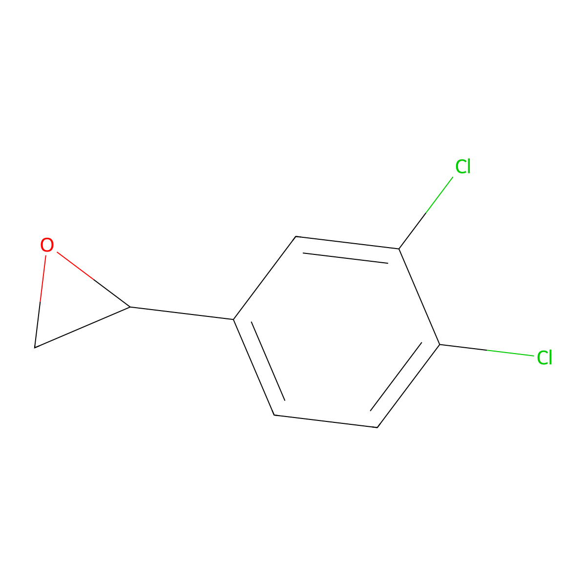 2-(3,4-Dichloro-phenyl)-oxirane molecular structure, CAS 52909-94-1