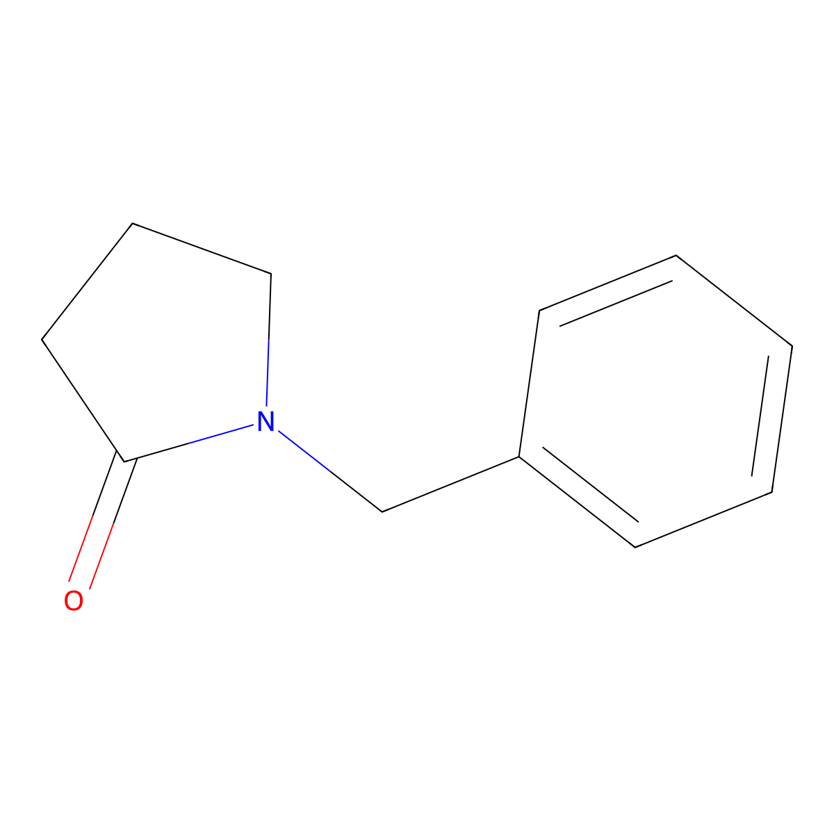 1-Benzyl-3-pyrrolidone molecular structure, CAS 5291-77-0