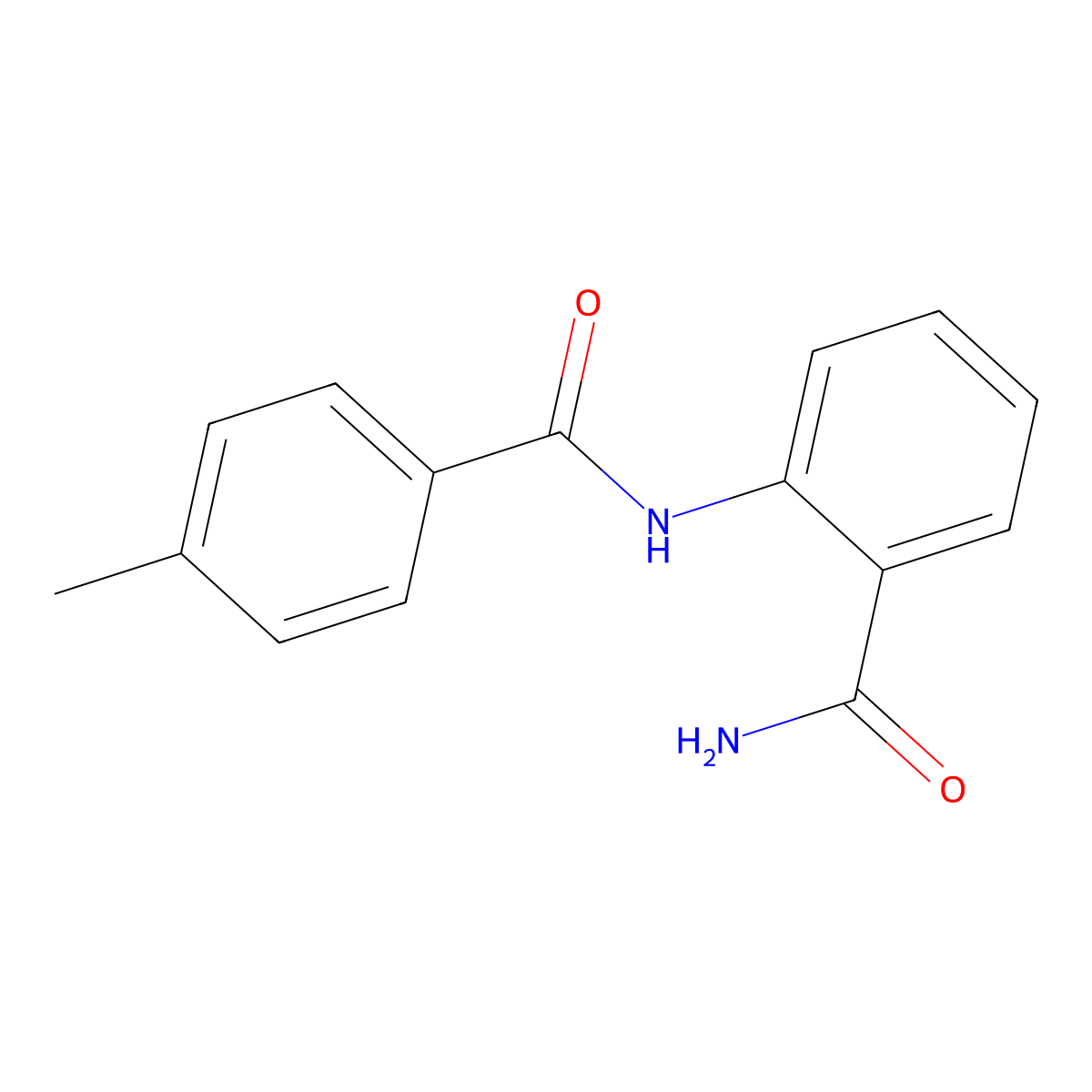 2-[(4-Methylbenzoyl)amino]benzamide molecular structure, CAS 52910-88-0