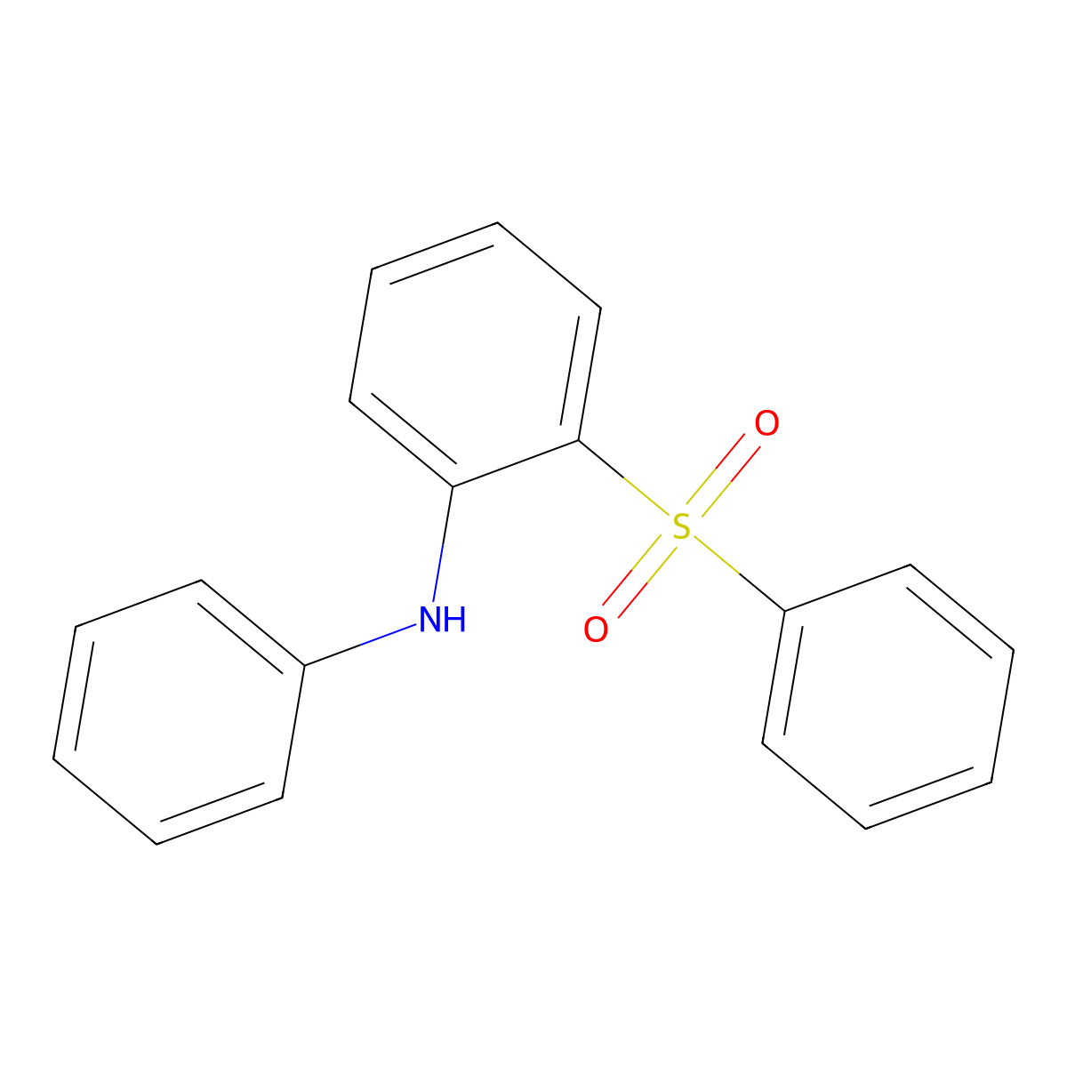 2-(benzenesulfonyl)-N-phenylaniline molecular structure, CAS 52914-17-7