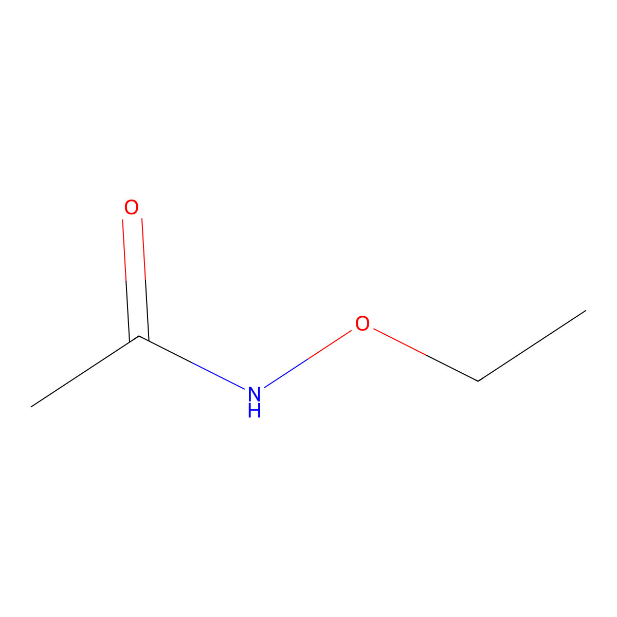 N-ethoxyacetamide molecular structure, CAS 52914-24-6