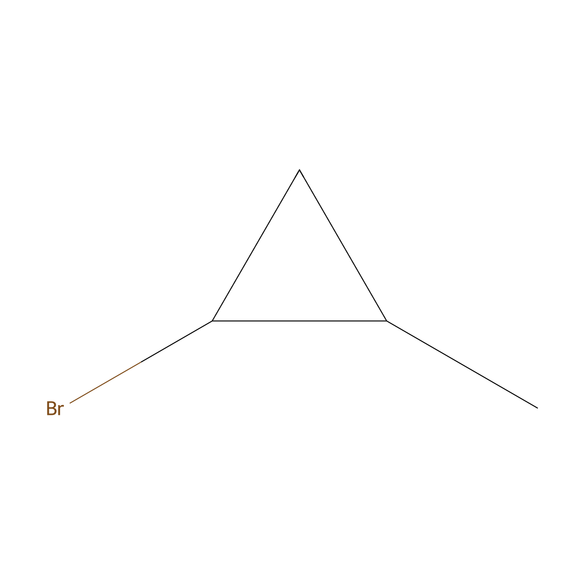1-Bromo-2-methylcyclopropane molecular structure, CAS 52914-88-2
