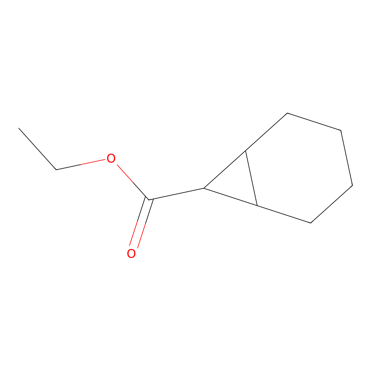 Ethyl bicyclo[4.1.0]heptane-7-carboxylate molecular structure, CAS 52917-64-3