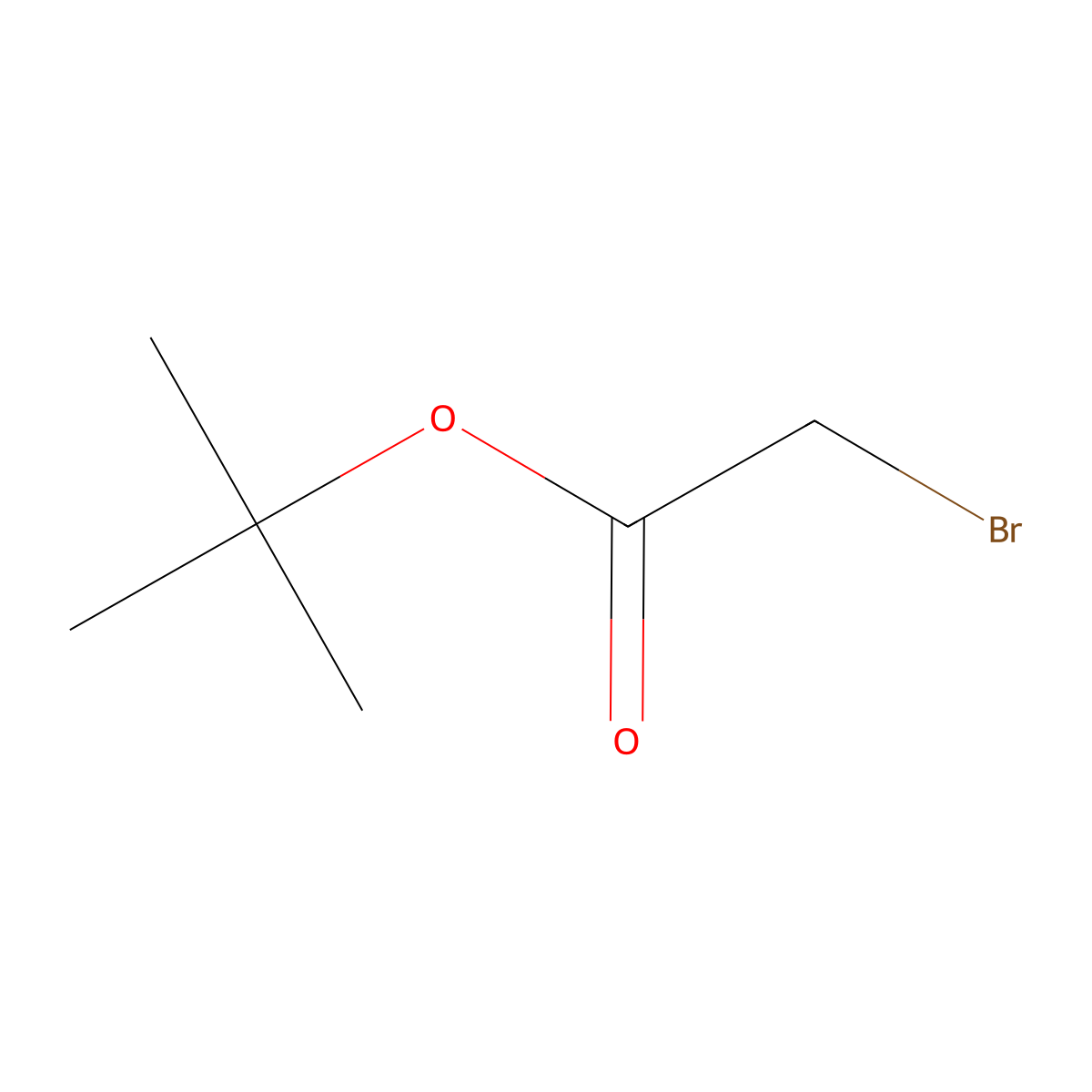 tert-Butyl bromoacetate molecular structure, CAS 5292-43-3