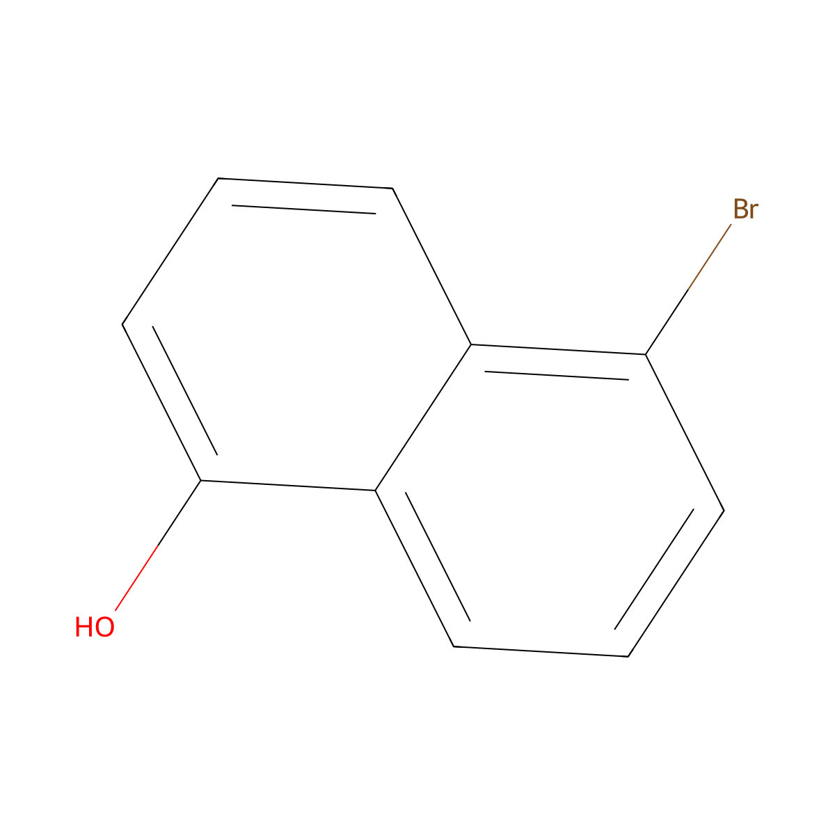 5-Bromonaphthalen-1-ol molecular structure, CAS 52927-23-8
