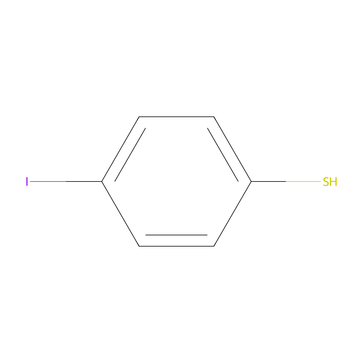 4-Iodobenzene-1-thiol molecular structure, CAS 52928-01-5