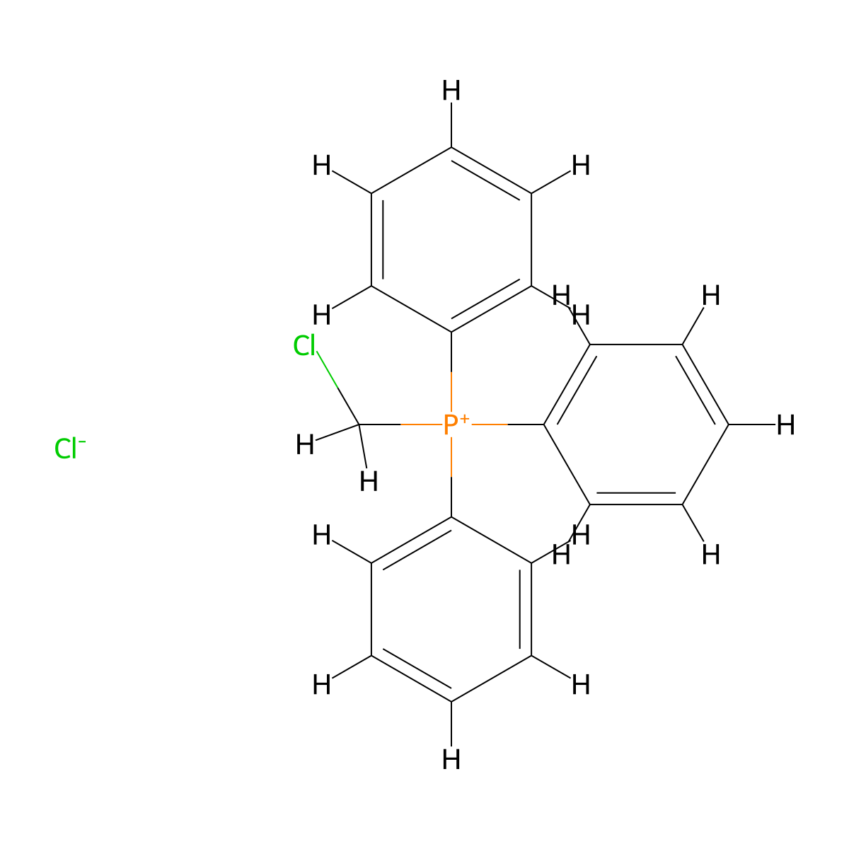 (Chloromethyl)triphenylphosphonium chloride molecular structure, CAS 5293-84-5