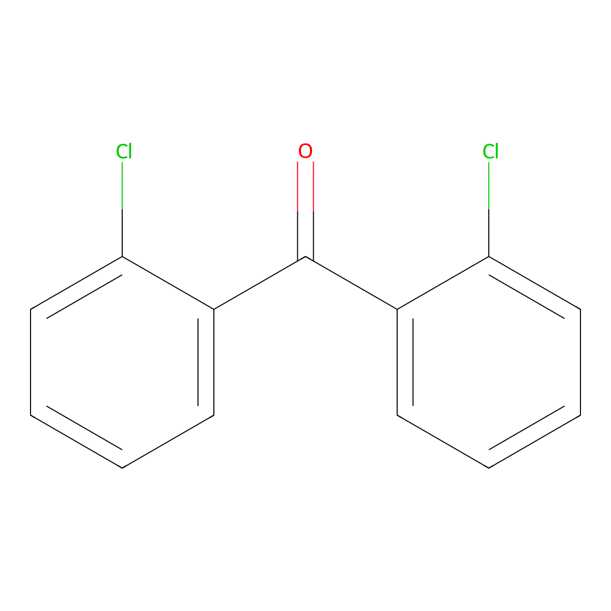 2,2'-Dichlorobenzophenone molecular structure, CAS 5293-97-0