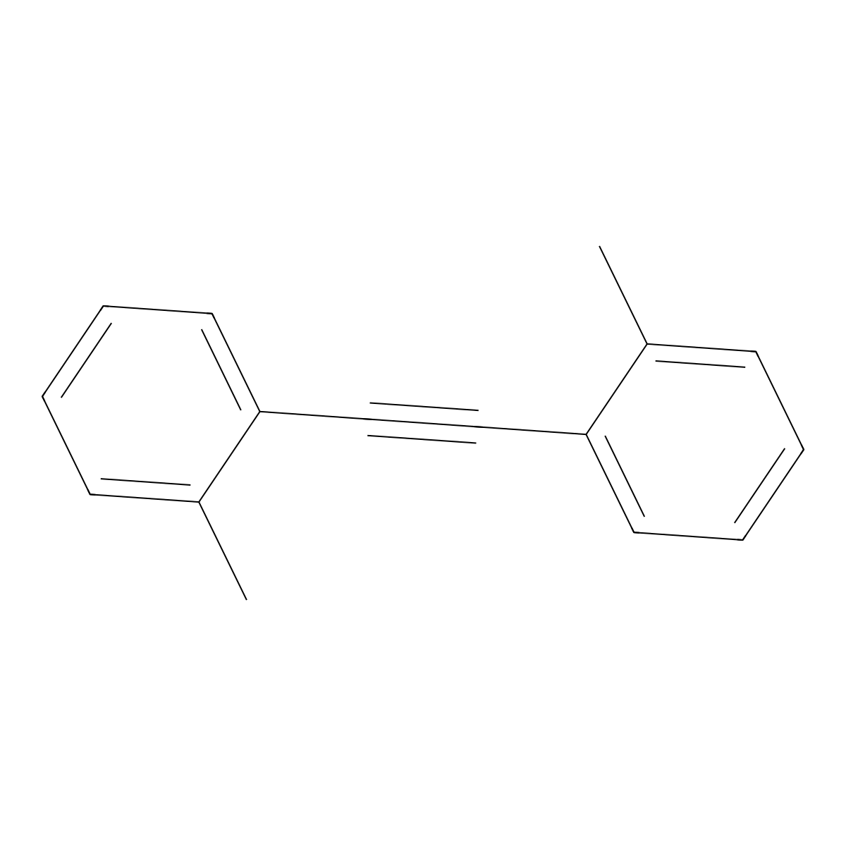1,1'-(Ethyne-1,2-diyl)bis(2-methylbenzene) molecular structure, CAS 5294-03-1