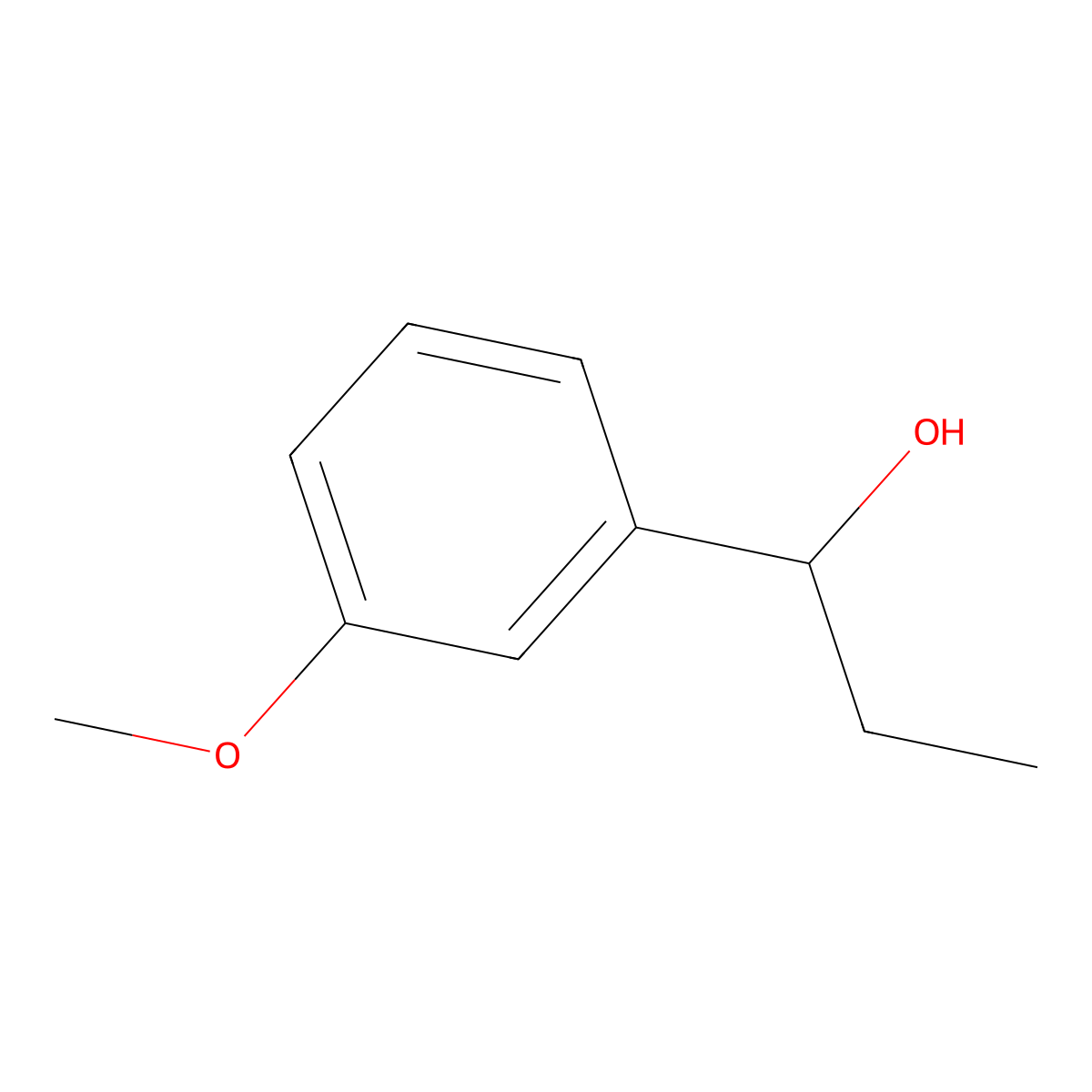 1-(3-Methoxyphenyl)propan-1-ol molecular structure, CAS 52956-27-1