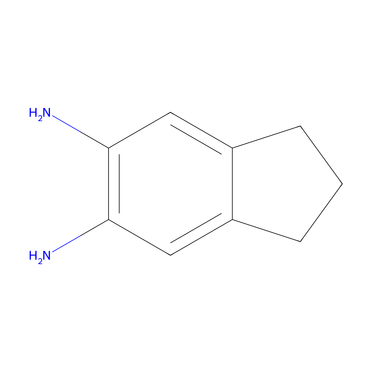5,6-Diaminoindane molecular structure, CAS 52957-65-0