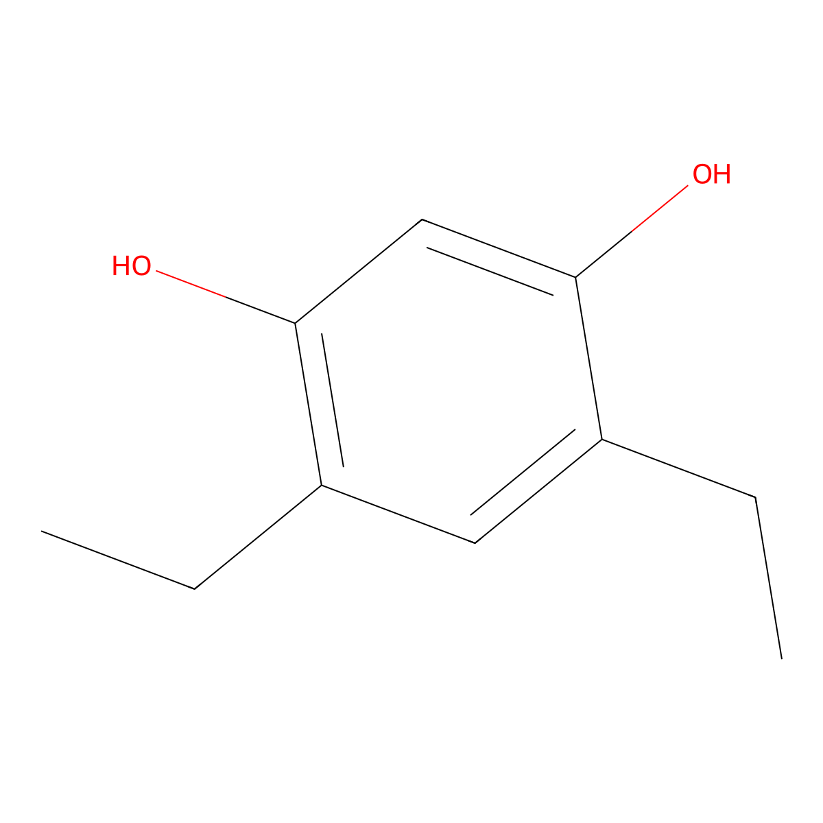 4,6-Diethylresorcinol molecular structure, CAS 52959-32-7