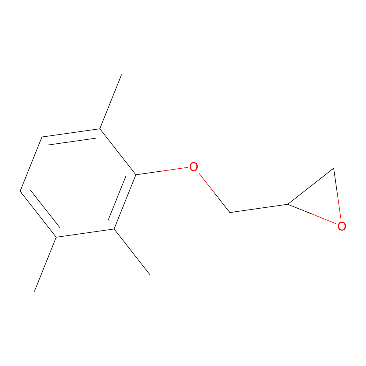 2-[(2,3,6-Trimethylphenoxy)methyl]oxirane molecular structure, CAS 5296-20-8